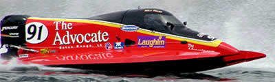 Max Toler - World record at over 124mph and is one of the top guns in the highest level of tunnel boat racing.